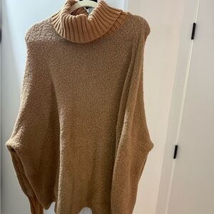Aerie Offline Tan Turtleneck Sweater